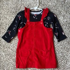 Corduroy Holiday Jumper with Shirt